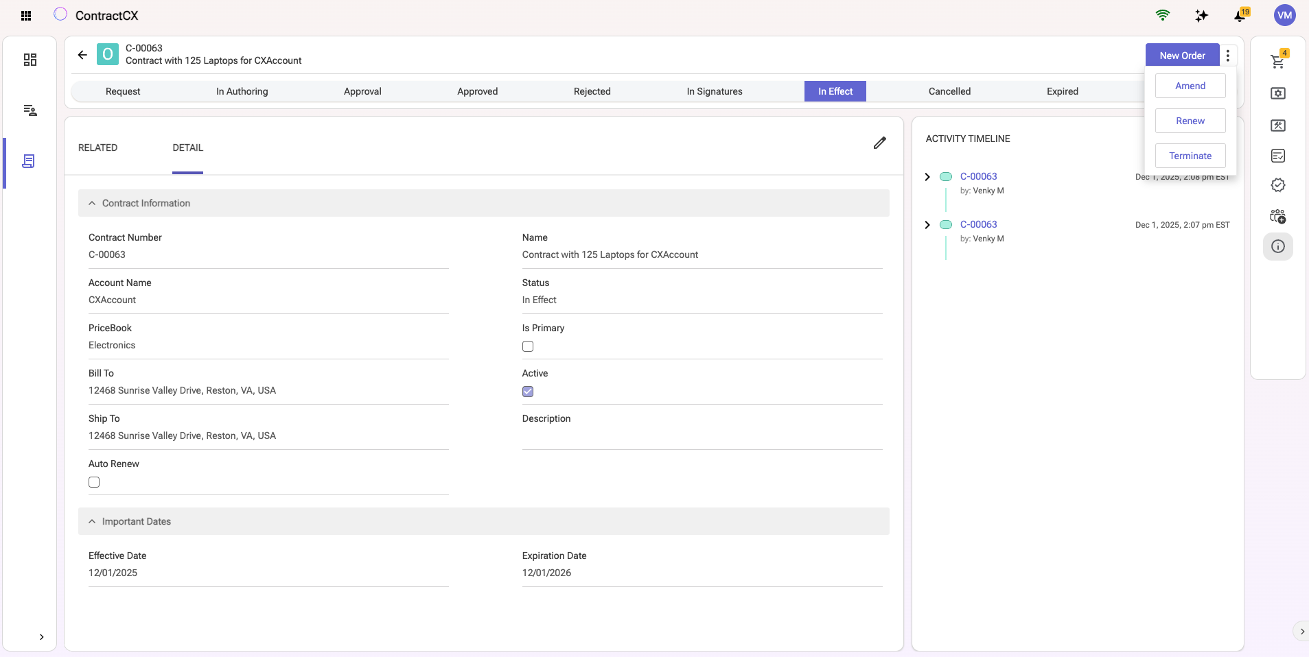 ContractCX Screenshot